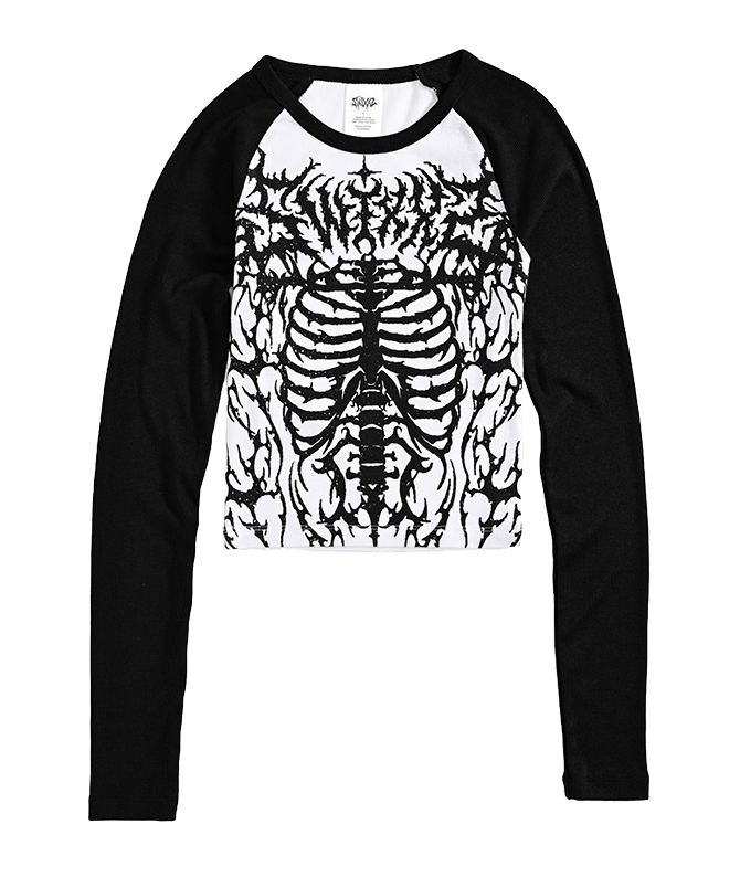 Ribs Raglan Long Sleeve