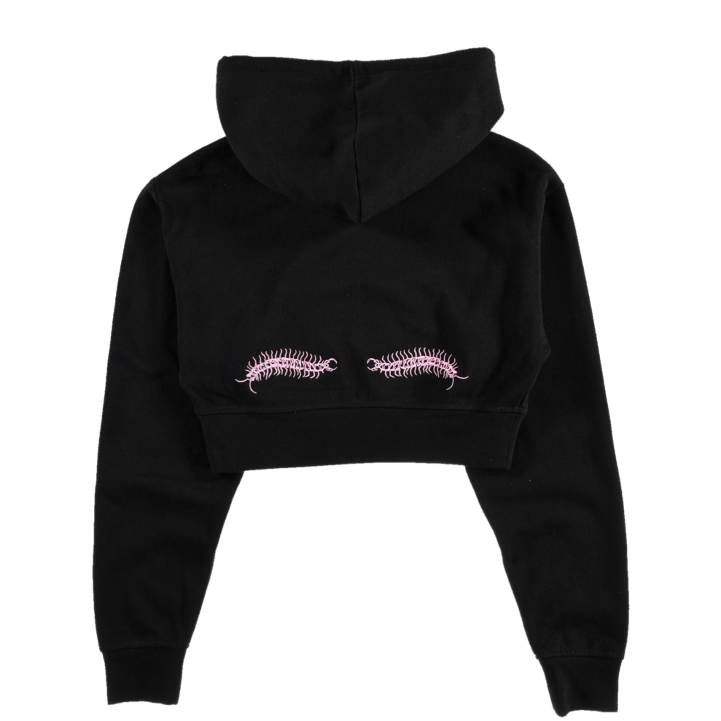 Centipede Crop Zip Hoodie