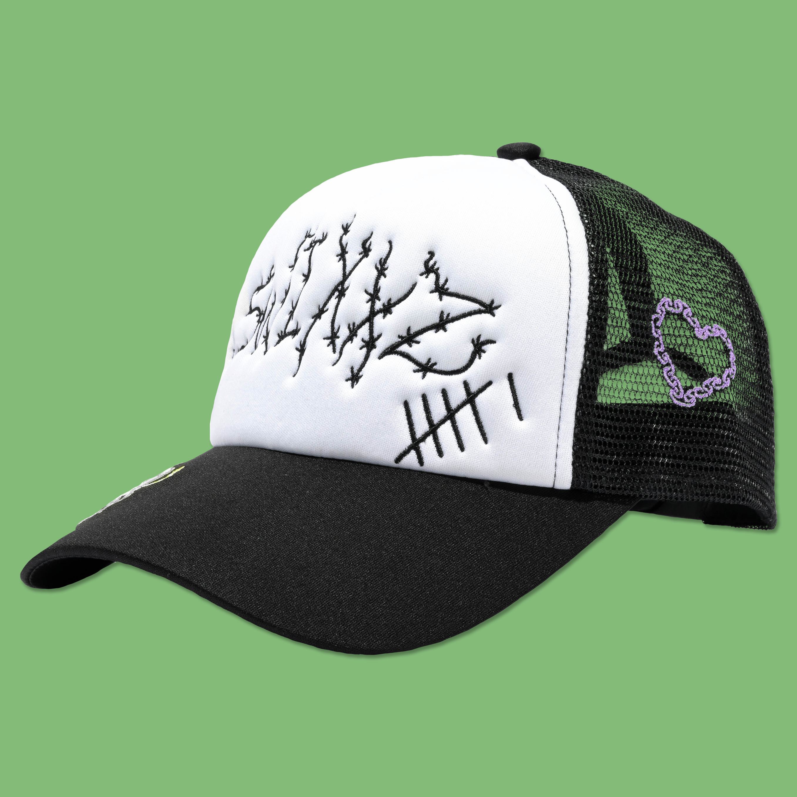 Cute N Creepy Trucker Hat from SWIXXZ by Maggie Lindemann - Front