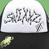 Cute N Creepy Trucker Hat from SWIXXZ by Maggie Lindemann - Front detail