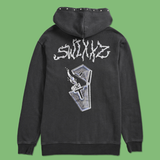 Lighter Studded Grey Hoodie from SWIXXZ by Maggie LIndemann - Back