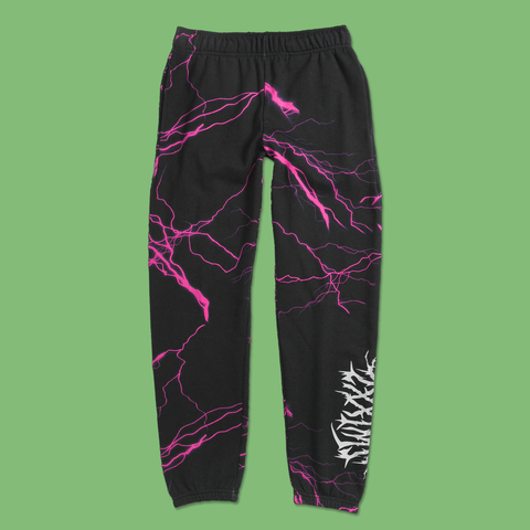 Lightning Sweatpants Pink from SWIXXZ by Maggie Lindemann
