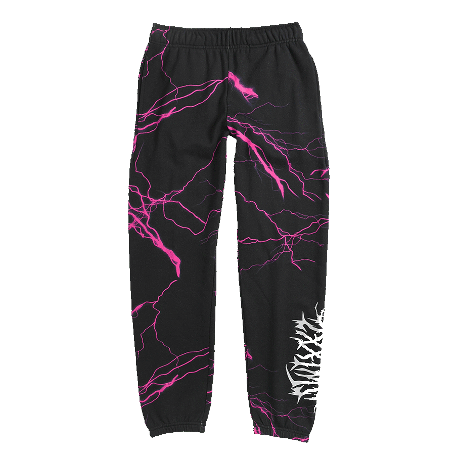 Lightning Sweatpants Pink