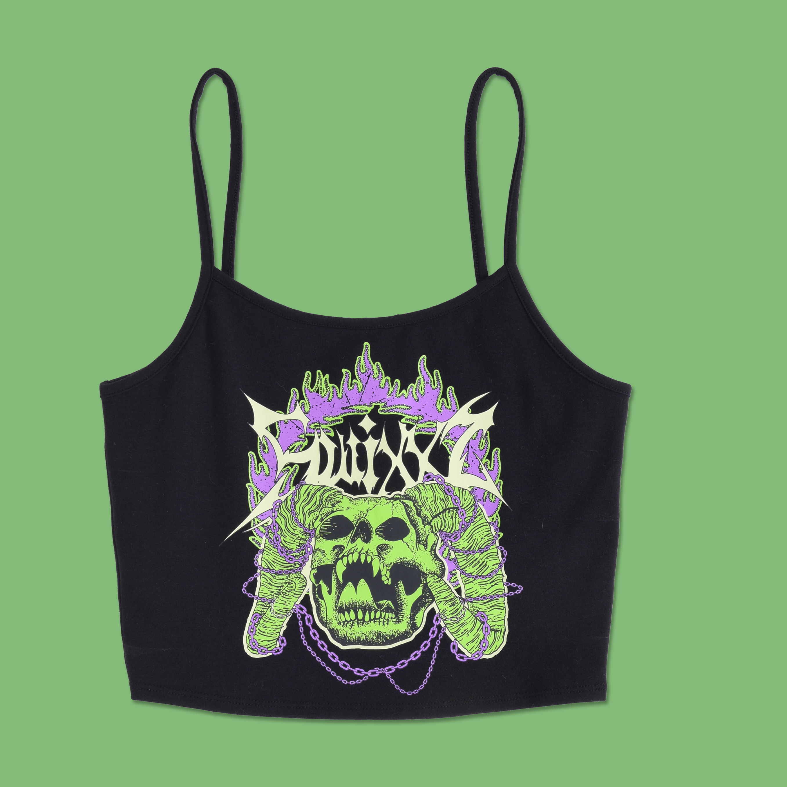 Raising Hell Tank Top from SWIXXZ by Maggie Lindemann - Front