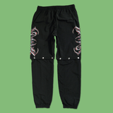Rustic Metal Joggers from clothing brand SWIXXZ by Maggie Lindemann - Back