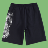 Skull Pile Sweat Shorts from SWIXXZ by Maggie Lindemann - Back