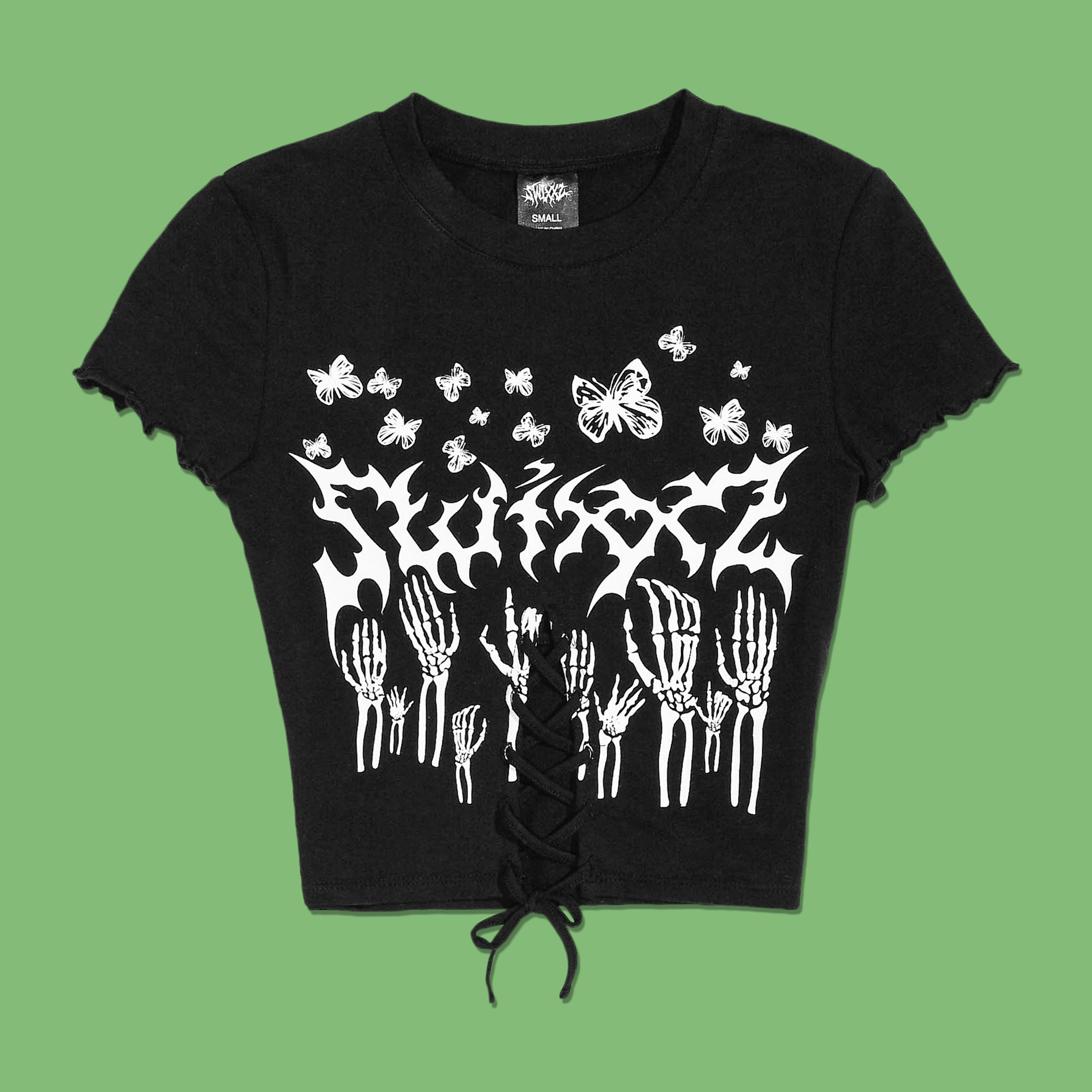 Stage Dive Lace Up Top from SWIXXZ by Maggie Lindemann
