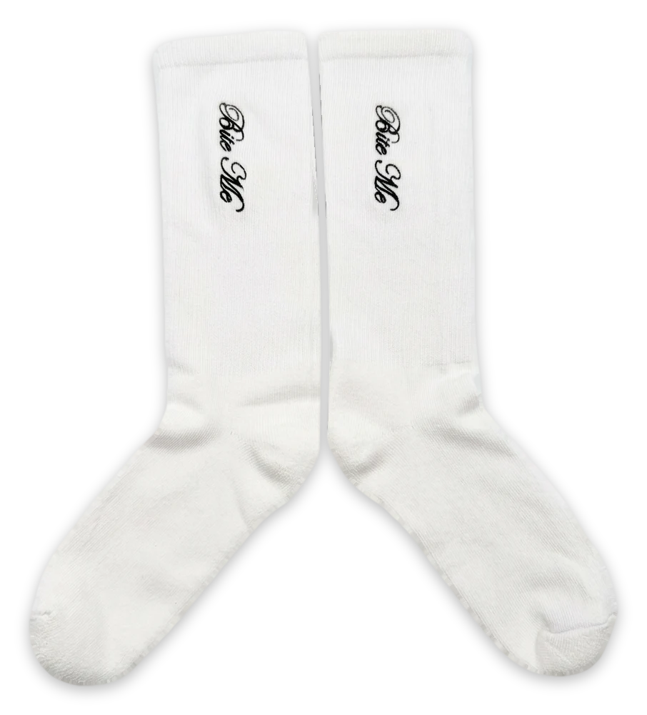 Bite Me Dead Girl Socks