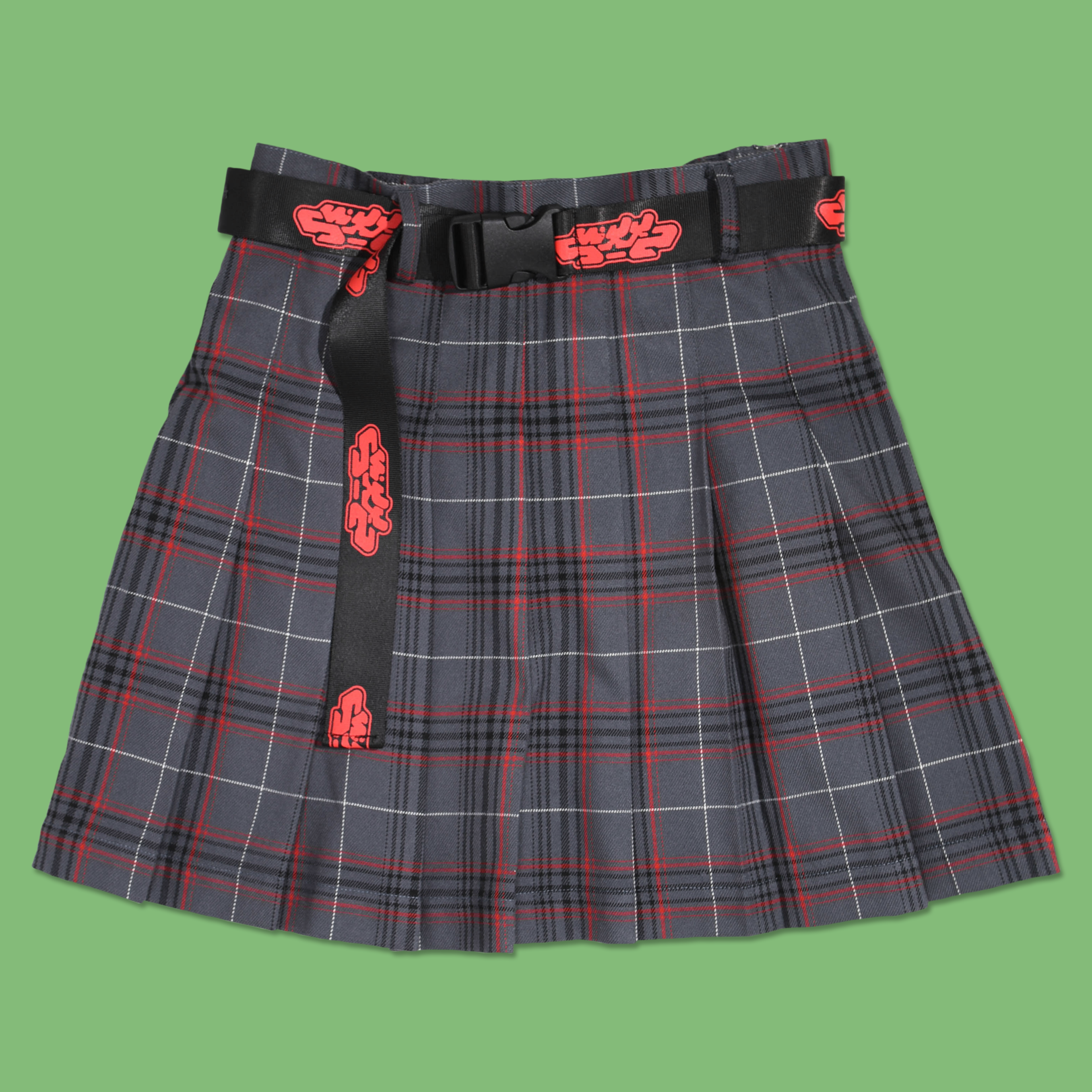 Anime Plaid Skirt from SWIXXZ by Maggie Lindemann - Front