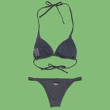 Butterfly Grey Bikini set by SWIXXZ from Maggie Lindemann - Back