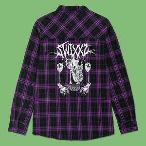 Know Your Enemy Flannel from SWIXXZ by Maggie Lindemann - Back