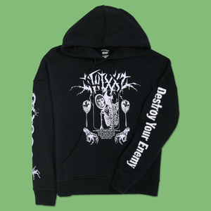 Know Your Enemy Black Hoodie from SWIXXZ by Maggie Lindemann