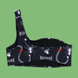 Trouble Black Bandeau Bikini Top from SWIXXZ by Maggie Lindemann - Back