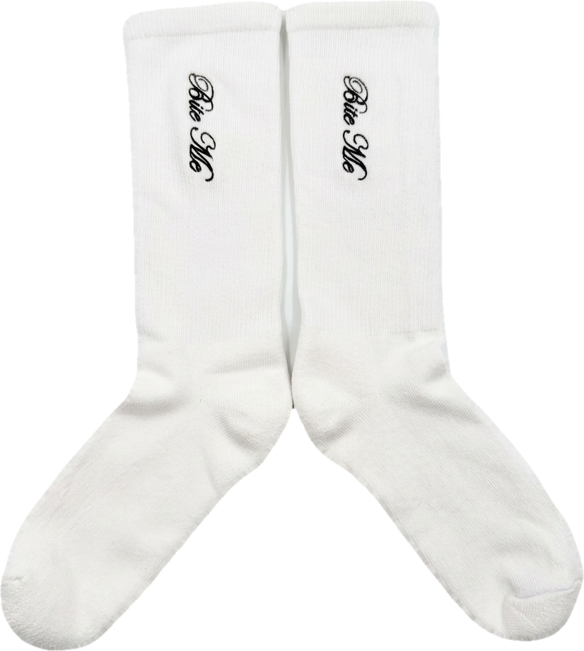 Bite Me Dead Girl Socks