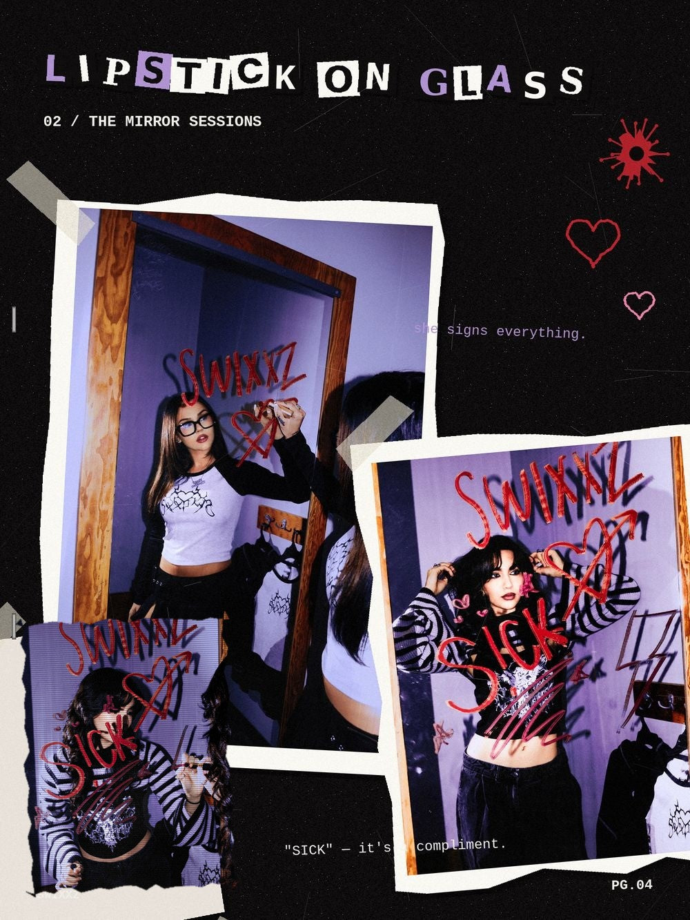 ZMAGAZINE No.003 — lipstick on glass